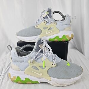 Nike React Presto Sky Blue Lime Green Phantom White CD9015-401 Women’s Size 8.5